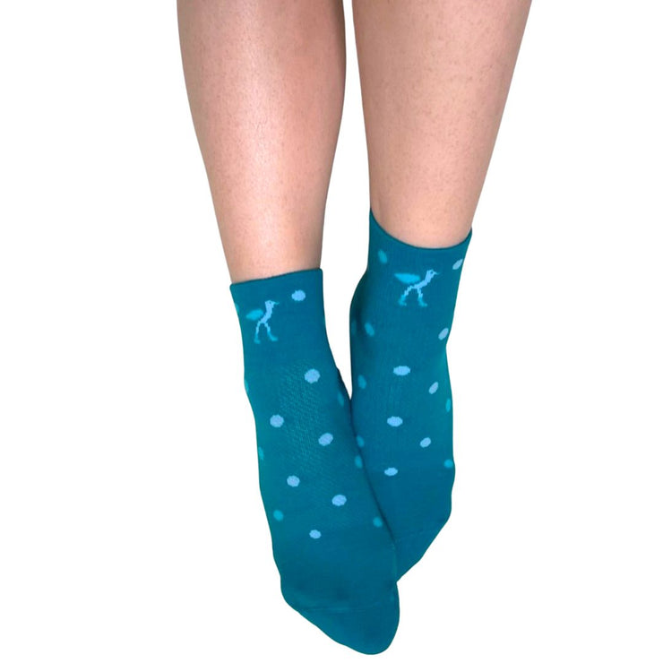 Bobby Sox - Dots-a-Plenty Teal